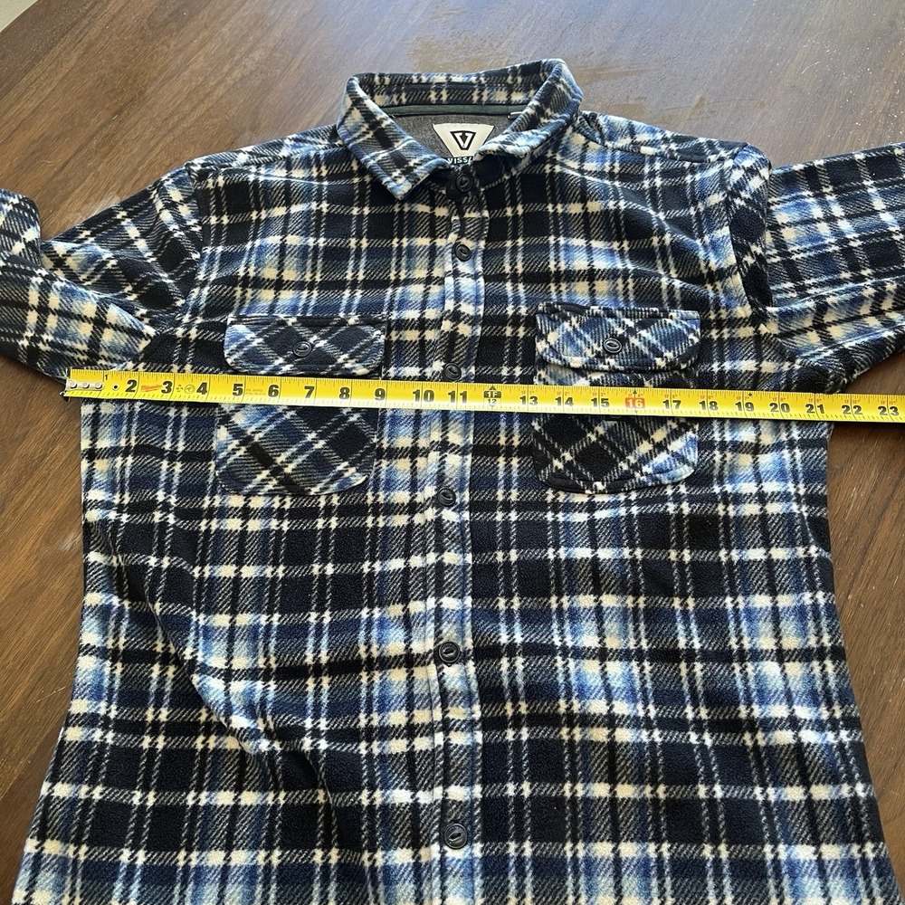 Vissla Men's Eco Zy Plaid Flannel Button-Up Shirt XL Long Sleeve reg $79.99 - Picture 10 of 12